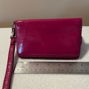 Pink HOBO bifold wallet/wristlet